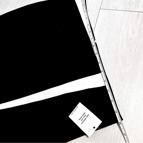 NWT Calvin Klein Asymmetrical Pencil Skirt -Black and white - Picture 7 of 11